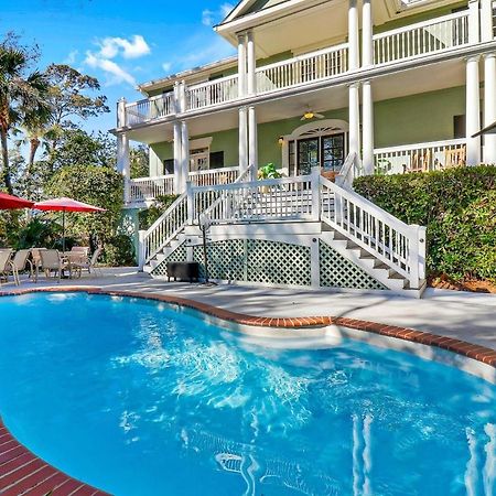 6 Bd 4 And One Half Bath Family Friendly Beach Home With Heated Pool Just A Block To The Beach ヒルトンヘッドアイランド エクステリア 写真